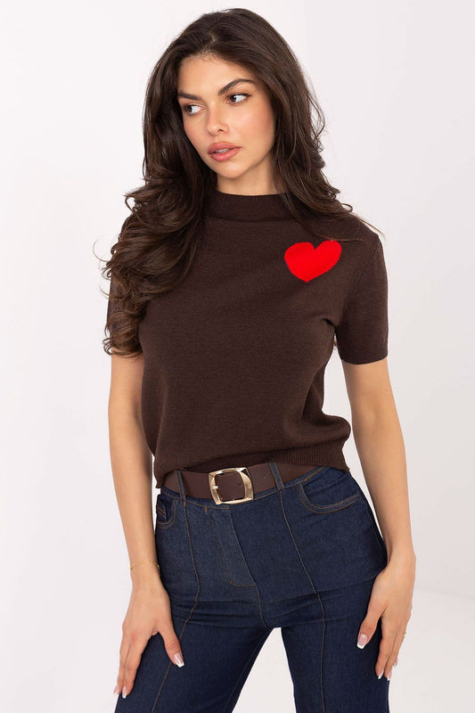 Short sleeve sweater model 219593 Factory Price