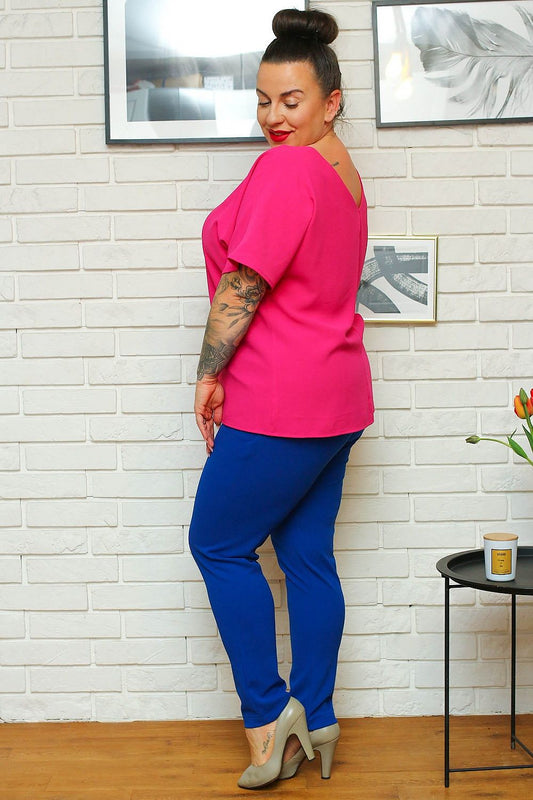 Plus size blouse model 169031 Karko