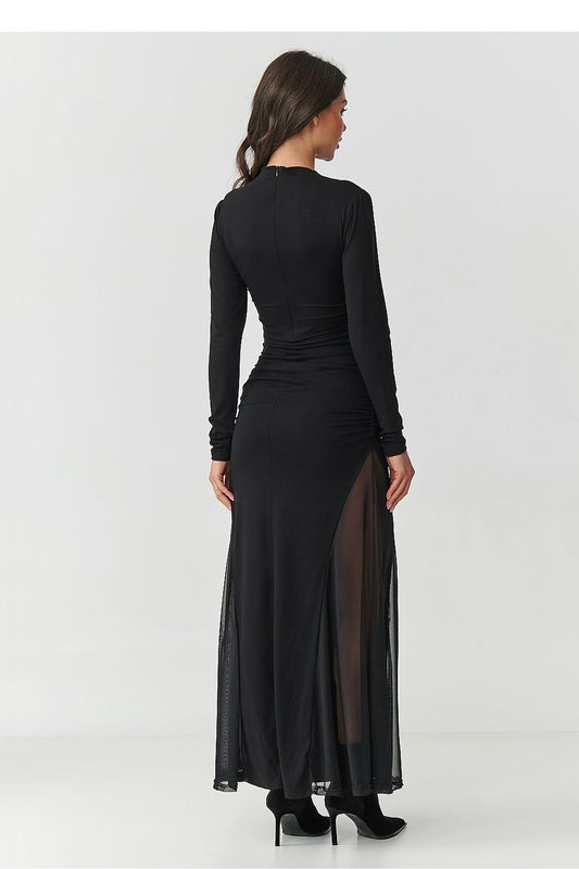  Long dress model 218109 Makadamia 