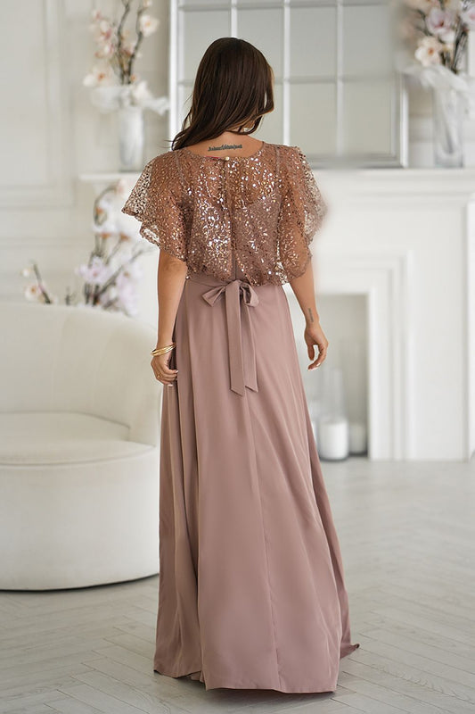  Long dress model 219691 Bicotone 