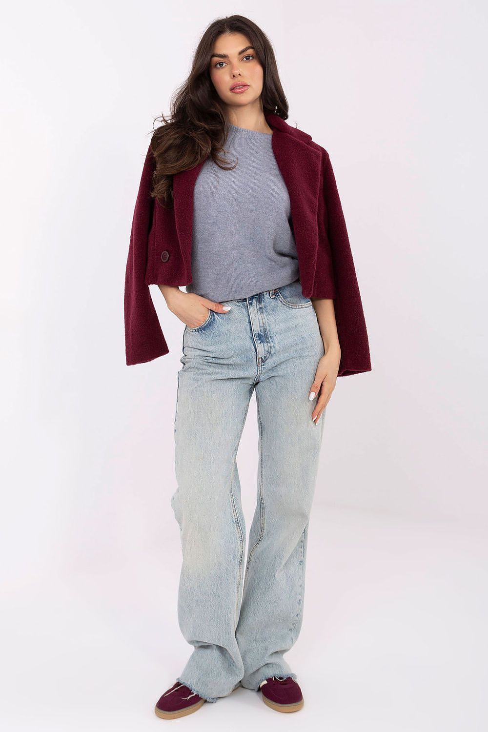  Short sleeve sweater model 221594 Italy Moda 