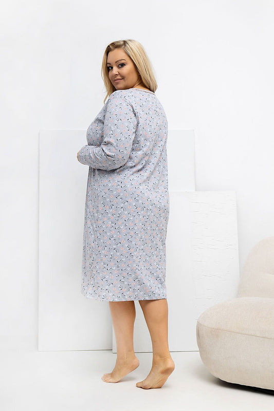  Plus Size Nightgown model 223307 Forever Pink 