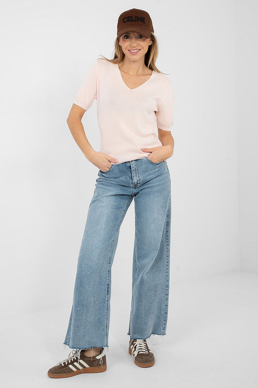  Short sleeve sweater model 223998 Factory Price 