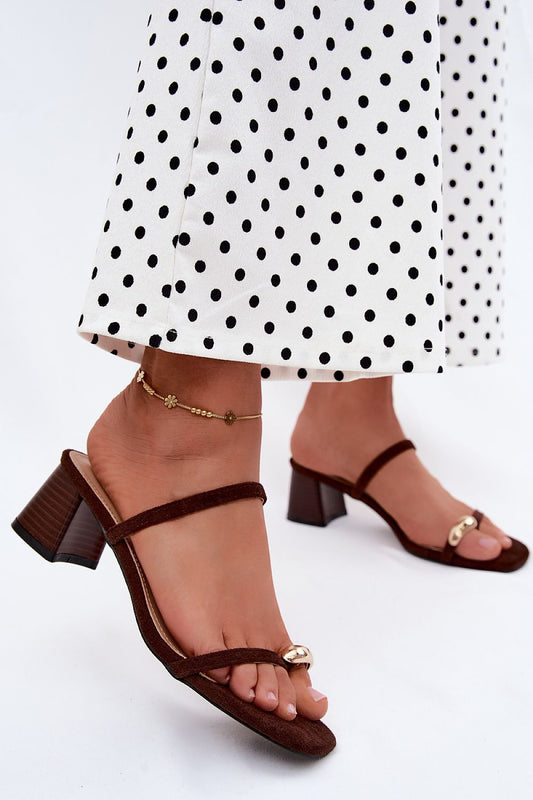  Heeled sandals model 228794 Step in style 