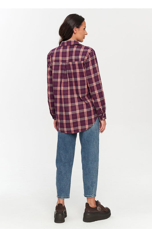  Long sleeve shirt model 231011 Makadamia 