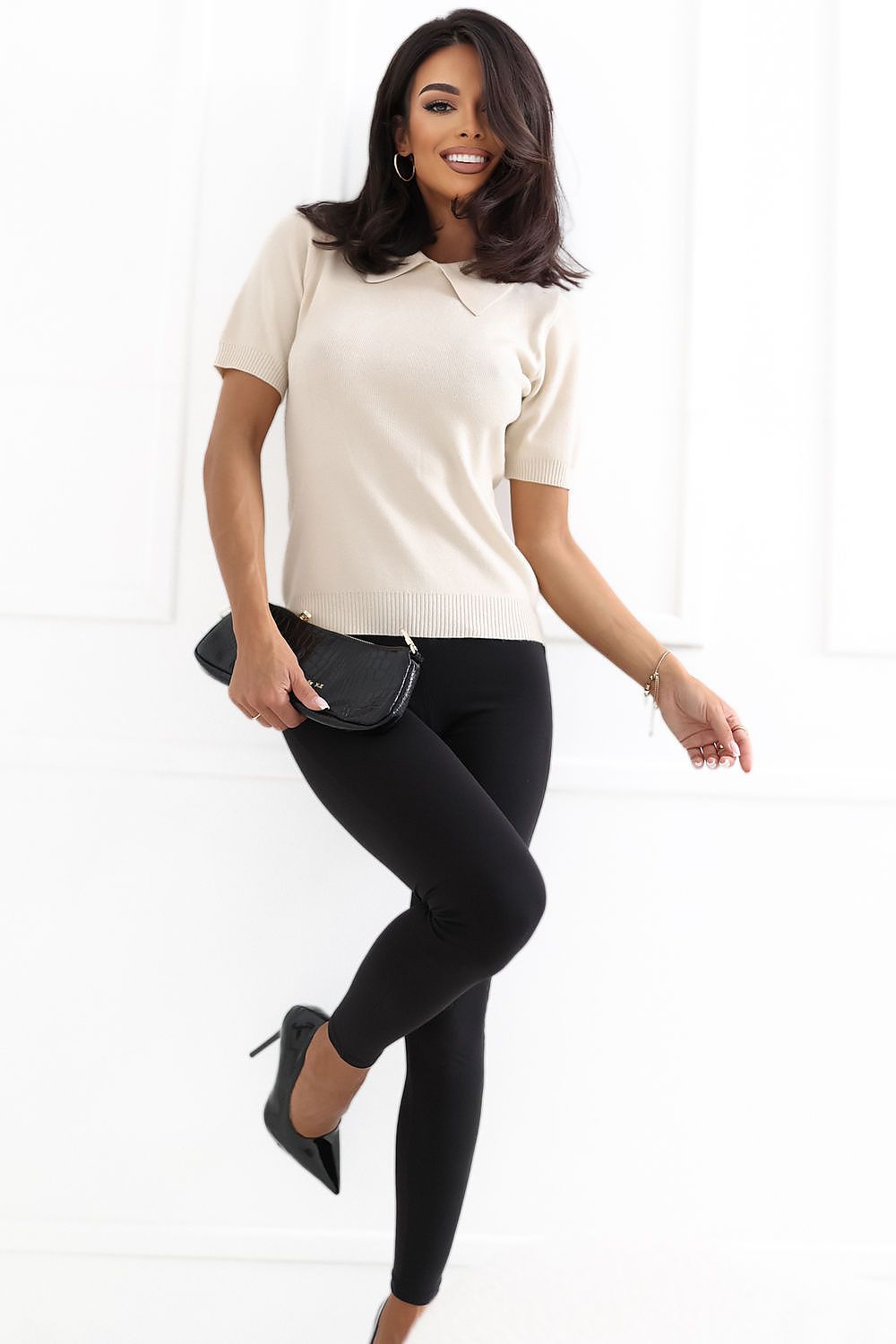  Short sleeve sweater model 232584 Factory Price 